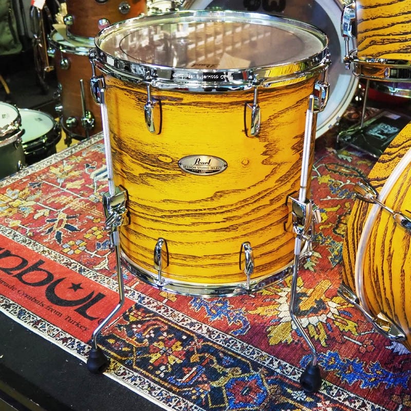 Pearl Session Studio Select Series 4pc Set [Limited Color/Yellow Ash/20BD，10TT，12TT，14FT]【Pearlファクトリーツアー2024オーダー品】 画像6