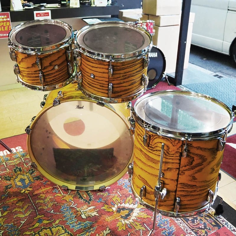 Pearl Session Studio Select Series 4pc Set [Limited Color/Yellow Ash/20BD，10TT，12TT，14FT]【Pearlファクトリーツアー2024オーダー品】 画像9