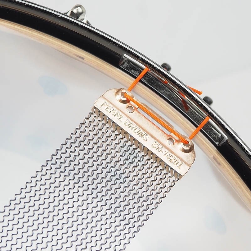 Pearl MMGC1465S/BN #T18 [Masters Maple Gum 14×6.5 Snare Drum - Nitro Red and Black Lacquer Swirl  w/Nickel Hardware]【Pearlファクトリーツアー2024オーダー品】 画像7