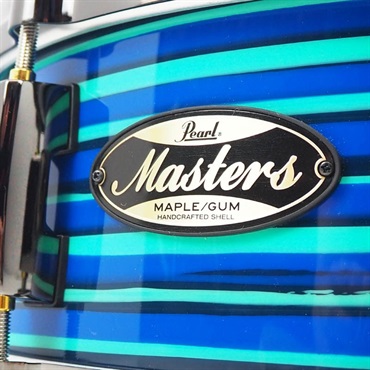 Pearl MMGC1450S/BN #T10 [Masters Maple Gum 14×5 Snare Drum - Blue Swirl  w/Nickel Hardware]【Pearlファクトリーツアー2024オーダー品】 画像2