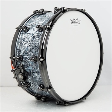 Pearl RF1C1465S/BN #T02 [Reference One 14×6.5 Snare Drum -Limited Color/White Marbleized]【Pearlファクトリーツアー2024オーダー品】 画像3