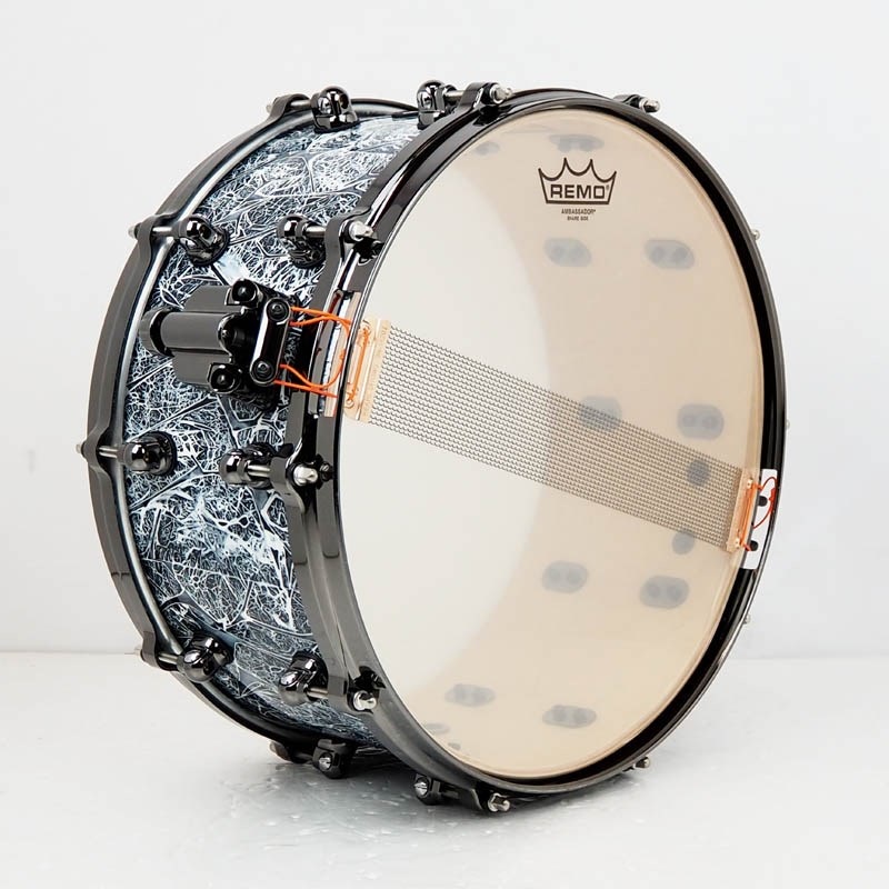 Pearl RF1C1465S/BN #T02 [Reference One 14×6.5 Snare Drum -Limited Color/White Marbleized]【Pearlファクトリーツアー2024オーダー品】 画像4