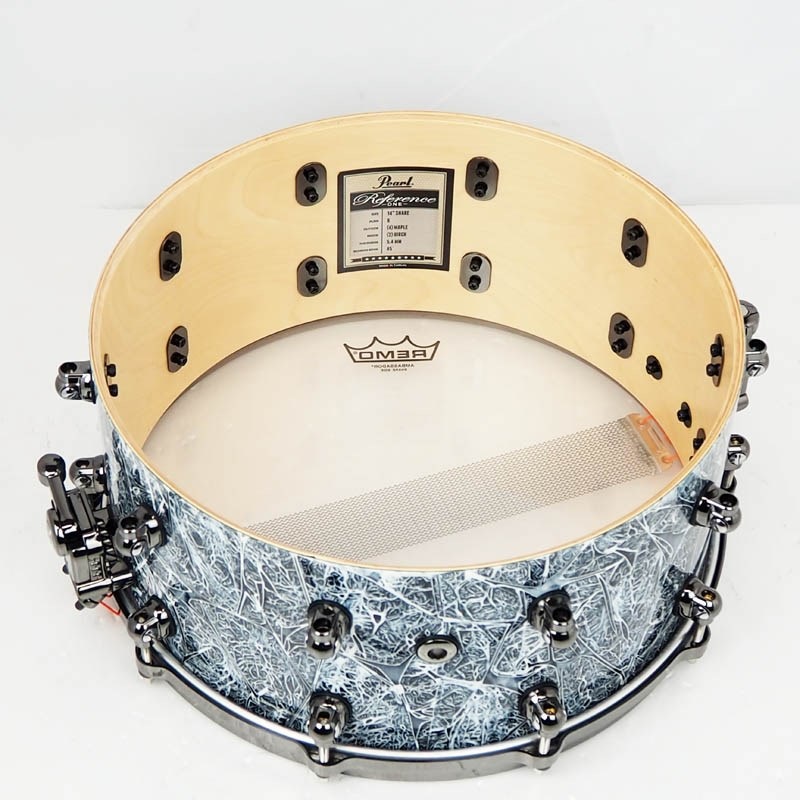 Pearl RF1C1465S/BN #T02 [Reference One 14×6.5 Snare Drum -Limited Color/White Marbleized]【Pearlファクトリーツアー2024オーダー品】 画像8