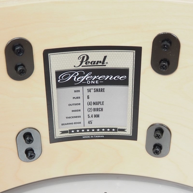 Pearl RF1C1465S/BN #T02 [Reference One 14×6.5 Snare Drum -Limited Color/White Marbleized]【Pearlファクトリーツアー2024オーダー品】 画像10
