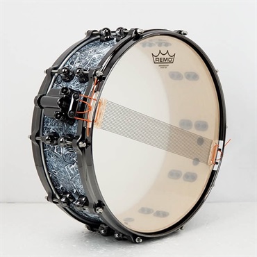 Pearl RF1C1450S/BN #T02 [Reference One 14×5 Snare Drum -Limited Color/White Marbleized]【Pearlファクトリーツアー2024オーダー品】 画像4