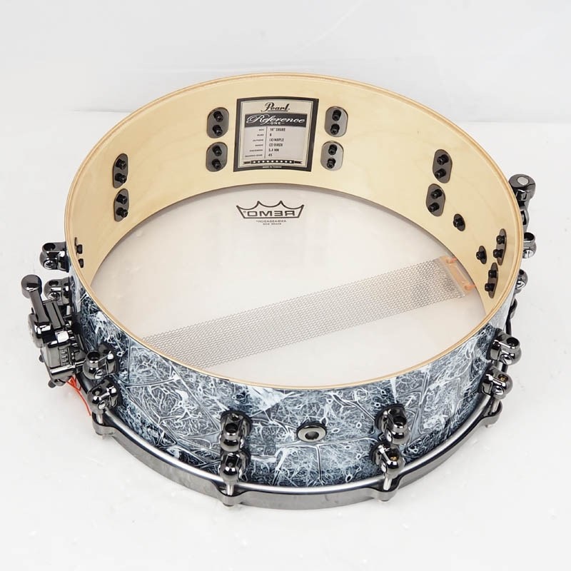 Pearl RF1C1450S/BN #T02 [Reference One 14×5 Snare Drum -Limited Color/White Marbleized]【Pearlファクトリーツアー2024オーダー品】 画像8