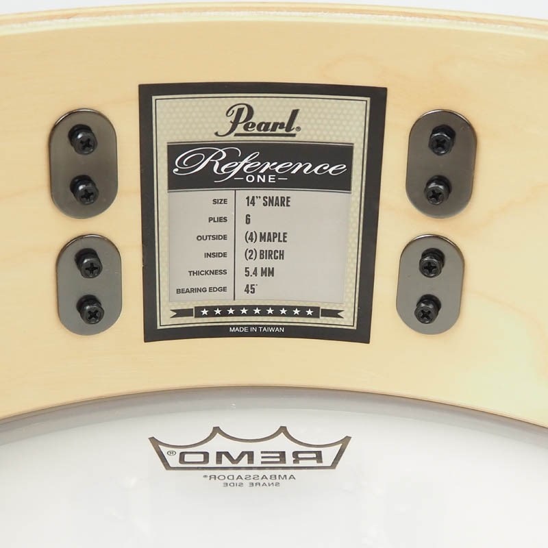 Pearl RF1C1450S/BN #T02 [Reference One 14×5 Snare Drum -Limited Color/White Marbleized]【Pearlファクトリーツアー2024オーダー品】 画像10