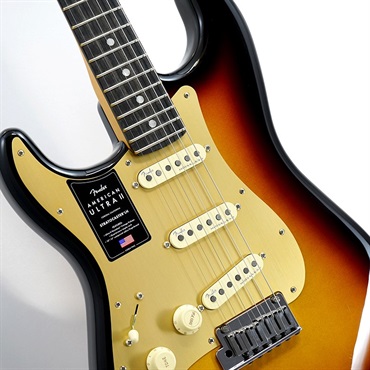 Fender USA American Ultra II Stratocaster Left-Hand (Ultraburst/Ebony) 画像3