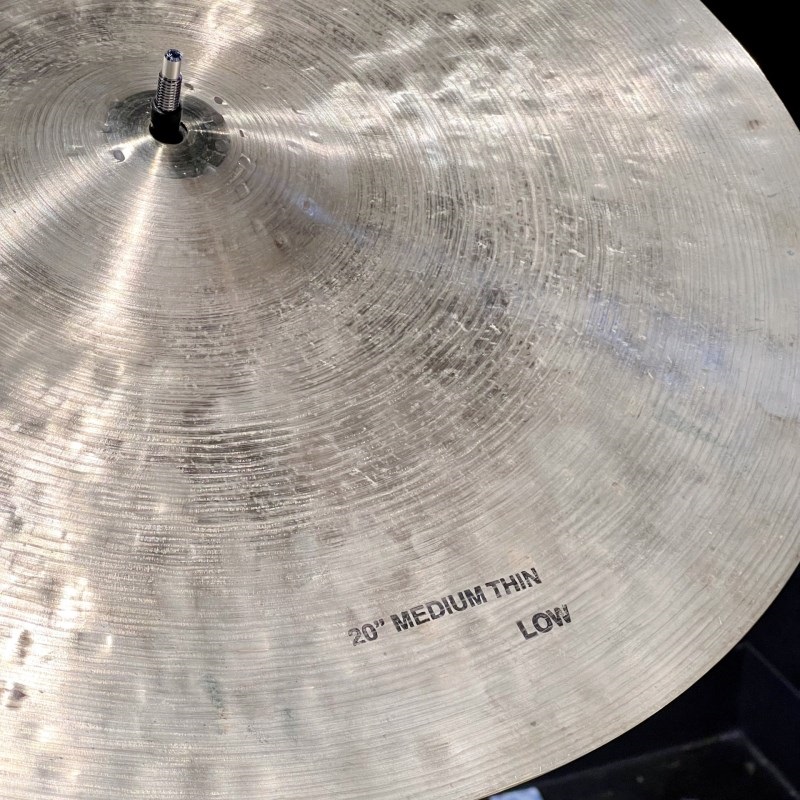 中古品稀少瓷瓶高15センチ巾21センチ口15センチ Zildjian USED 中古 K Constantinople Medium Thin Ride Low 20