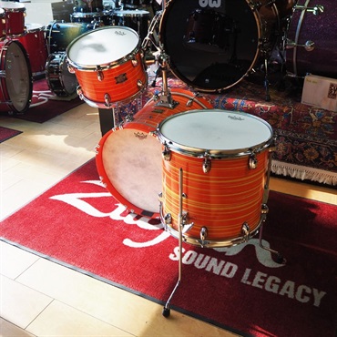 YAMAHA USED 中古 CLUB CUSTOM 3pc Drum Set:Swirl Orange [18BD