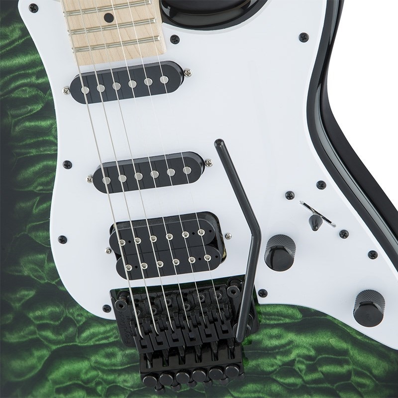Jackson X Series Signature Adrian Smith SDXQM (Transparent Green/Maple) 画像3