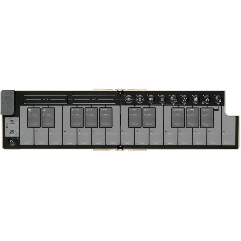 KORG 【創業50周年大決算SALE】NANOKEY FOLD SB(サンドベイジュ)(折り畳み型コンパクトコントローラー)(コルグ)(NANOKEY-FD)ナノキーフォールド 画像2