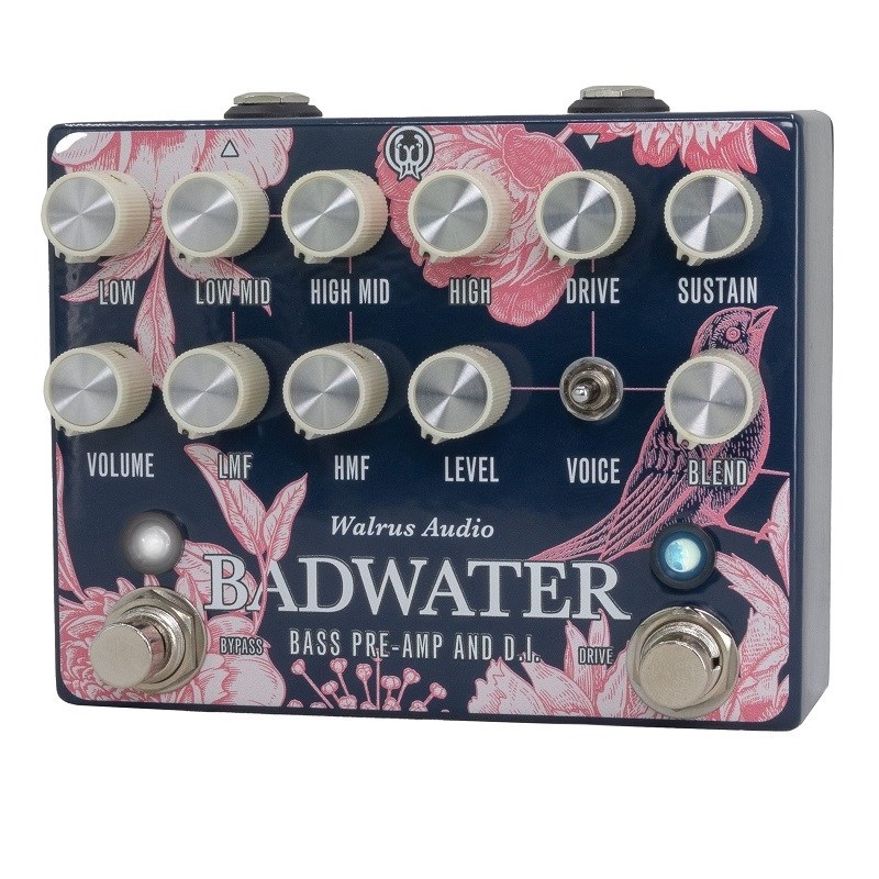 WALRUS AUDIO Badwater Bass Pre-amp and D.I. Floral Series [WAL-BADW/FLO] 画像1