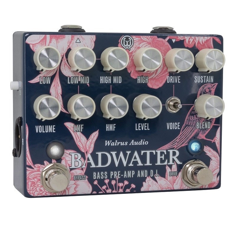 WALRUS AUDIO Badwater Bass Pre-amp and D.I. Floral Series [WAL-BADW/FLO] 画像2