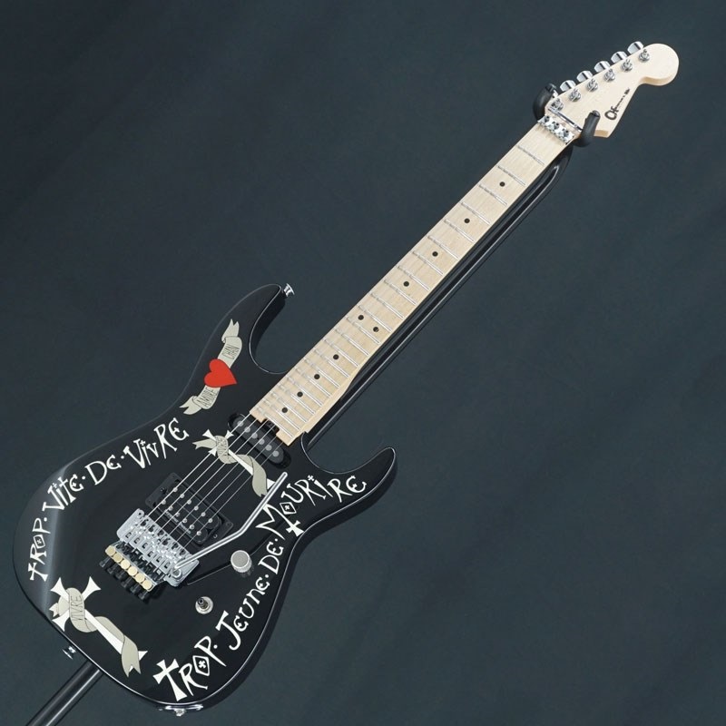 Charvel／USA 【USED】 Warren DeMartini Frenchie (Gloss Black with Frenchie Graphic) #11476 画像2