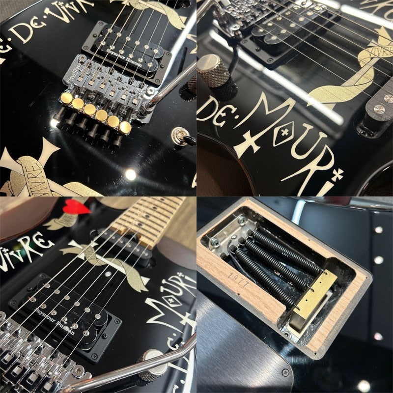 Charvel／USA 【USED】 Warren DeMartini Frenchie (Gloss Black with Frenchie Graphic) #11476 画像9