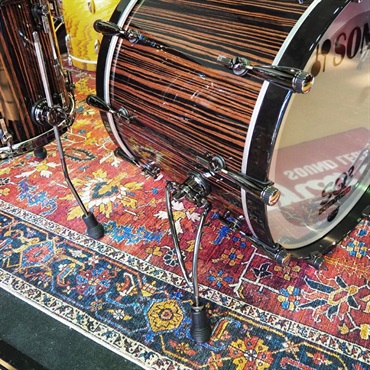 SONOR 【夏のボーナスセール】値下げしました！SQ2 System Beech Heavy 5pc Drum Kit -Ebony High Gloss- [BD22，TT10，TT12，FT14，FT16] 画像7
