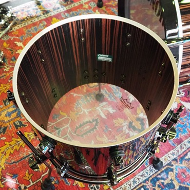 SONOR 【夏のボーナスセール】値下げしました！SQ2 System Beech Heavy 5pc Drum Kit -Ebony High Gloss- [BD22，TT10，TT12，FT14，FT16] 画像10