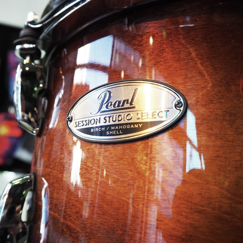 Pearl USED 中古 Session Studio Select Series 5pc Set [#314 Gloss Barnwood Brown/22BD，10TT，12TT，14FT，16FT] 画像2