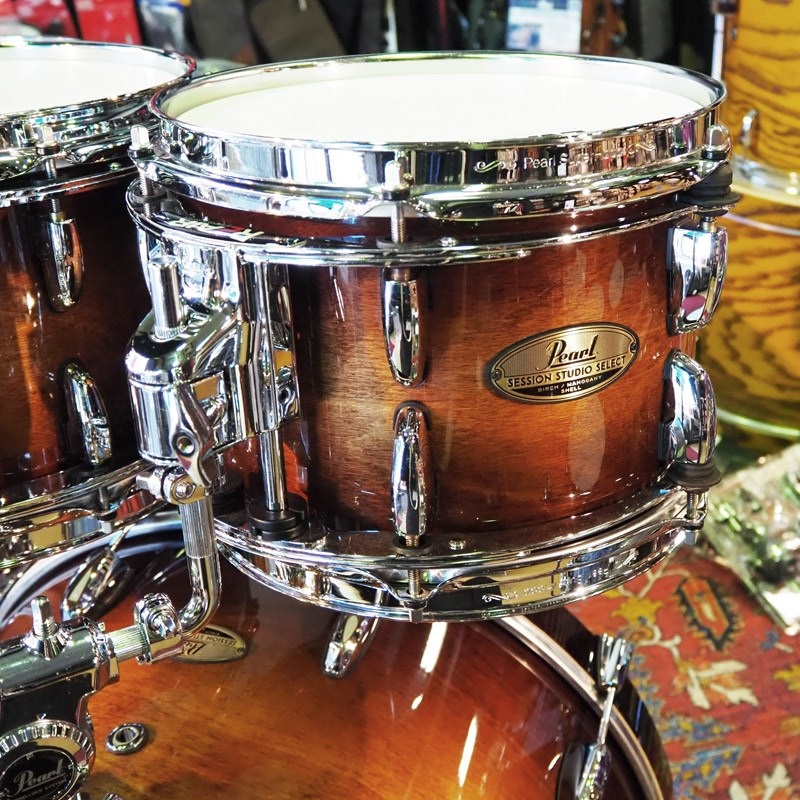 Pearl USED 中古 Session Studio Select Series 5pc Set [#314 Gloss Barnwood Brown/22BD，10TT，12TT，14FT，16FT] 画像5