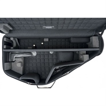 MB ソプラノ・アルトサックス用ダブルケース マーカス・ボナ 特注カスタム (ベージュ×ワイン×ブラウン×モスグリーン) ソプラノネック一体型・ストレートタイプ 画像8