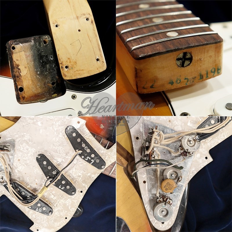 Fender USA VINTAGE Stratocaster '69 Hardtail Sunburst/R 画像6