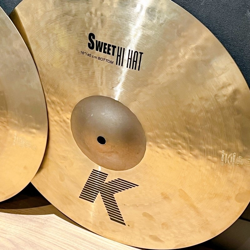 Zildjian USED 中古 K Zildjian Sweet HiHat 16 pair [NKZL16SW.HHT/16SW.HHBM][1305g/1920g] 画像2
