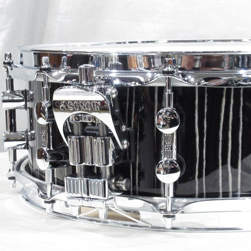 SONOR PL-1405SDW EBS [PROLITE Series Maple 14''×5'' / 2.3mm Power Hoop - エボニー・ホワイト・ストライプ]【旧価格特価品】 画像2