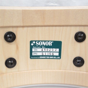 SONOR PL-1405SDW EBS [PROLITE Series Maple 14''×5'' / 2.3mm Power Hoop - エボニー・ホワイト・ストライプ]【旧価格特価品】 画像8