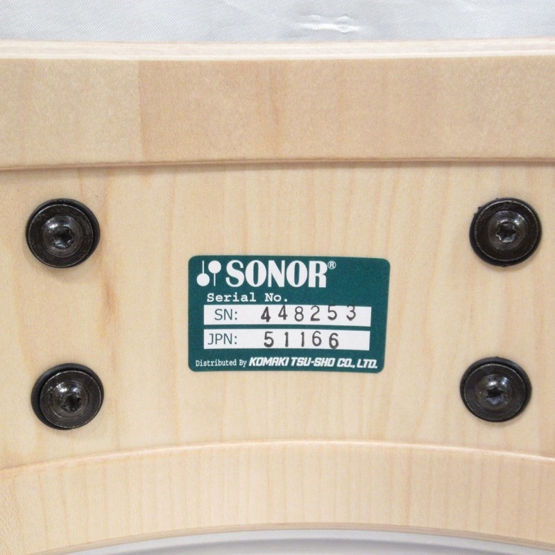 SONOR PL-1405SDW EBS [PROLITE Series Maple 14''×5'' / 2.3mm Power Hoop - エボニー・ホワイト・ストライプ]【旧価格特価品】 画像8