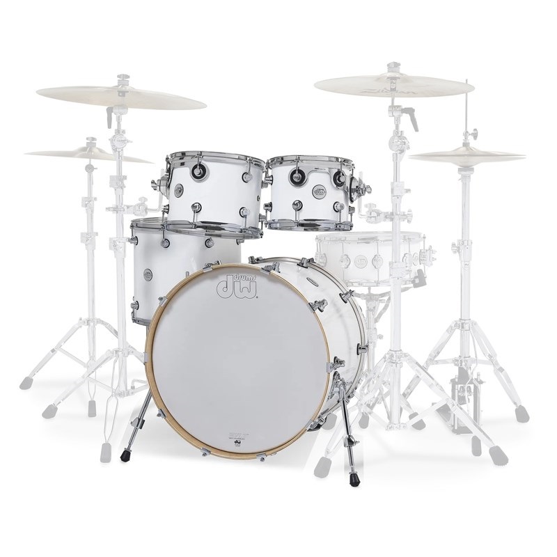 dw DDLG2214WH [Design Series 4-Piece Shell Pack / Gloss White] 画像1