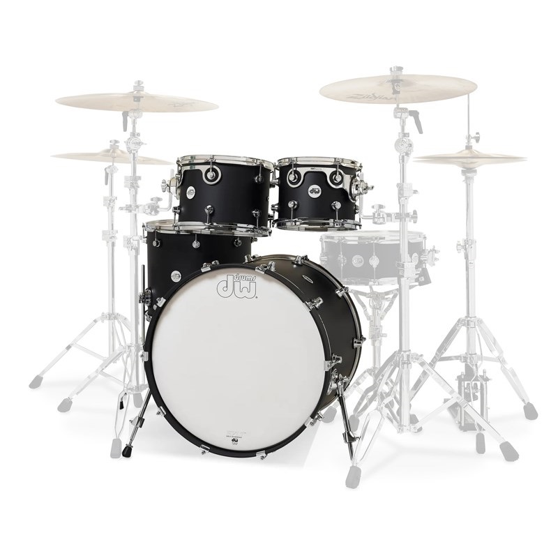 dw DDLM2214BL [Design Series 4-Piece Shell Pack / Black Satin] 画像1