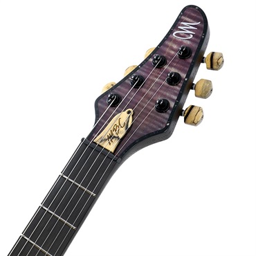 MAYONES MBC Regius BT 6 (4A Flame Maple Top / 5Ply Wenge Neck) 画像8