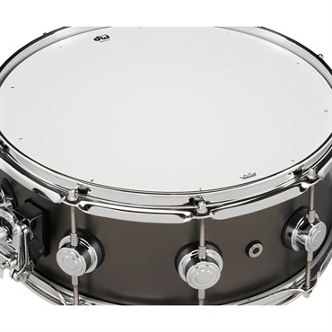 dw DRVD5514SVCBK [Collector's Satin Black over Brass Snare 14''x5.5''] 画像3