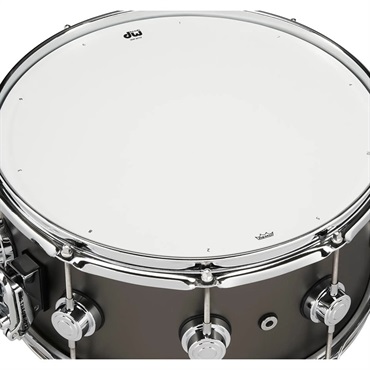 dw DRVD6514SVCBK [Collector's Satin Black over Brass Snare 14''x6.5''] 画像3