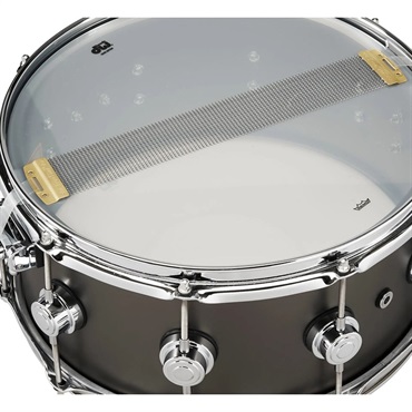 dw DRVD6514SVCBK [Collector's Satin Black over Brass Snare 14''x6.5''] 画像5