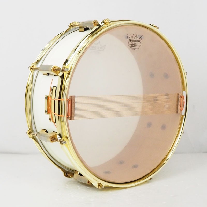 Pearl 【USED】CL-5314 [Custom Classic One Pice Maple 14×5.5/#109 Pure white Lacquer/Made In Japan] 画像4