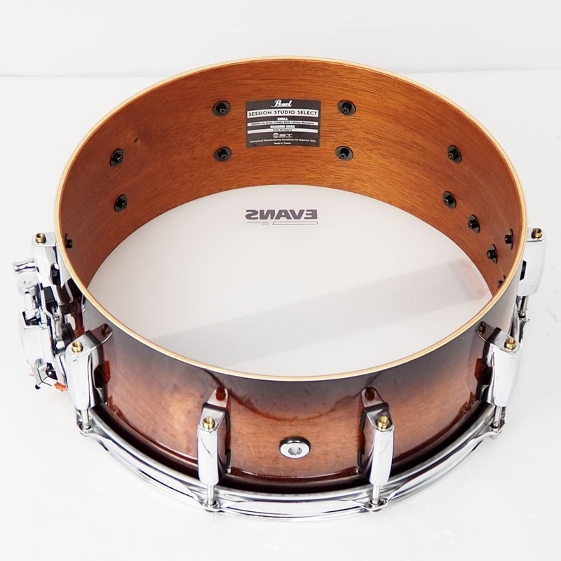 Pearl 【USED】STS1455S/C [Session Studio Select 14×5.5 Snare Drum /#314 Gloss Barnwood Brown] 画像8