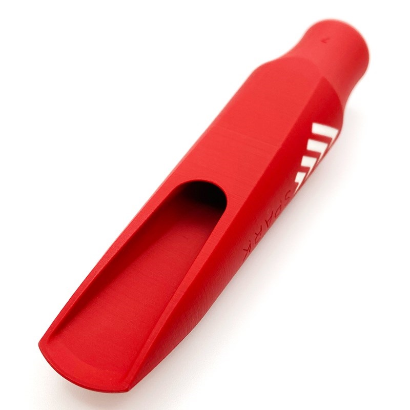 Syos 「オープニング：6」バリトンサックス用マウスピース サイオス Spark(スパーク) Red&White 画像2