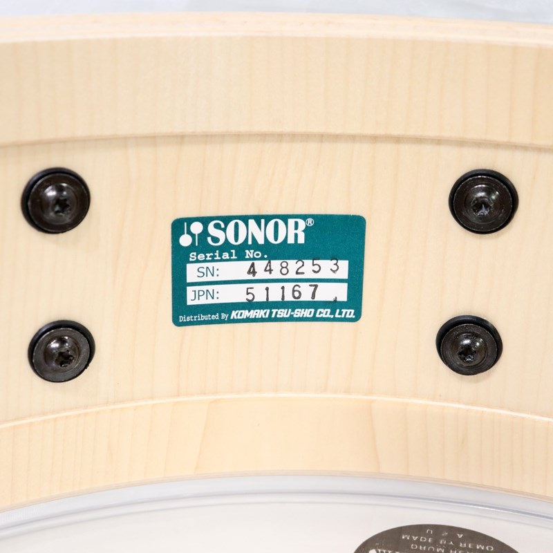 SONOR PL-1405SDWD SNT [PROLITE Series Maple 14''×5'' / Die-Cast Hoop - スノー・タイガー]【旧価格特価品】 画像8