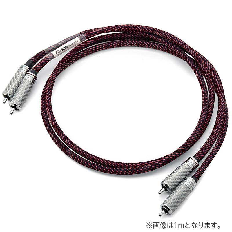 SDM / Family Labo SD-9007 トランスファー・ケーブル / Rhodium / RCA ペア (1ｍ) 画像1