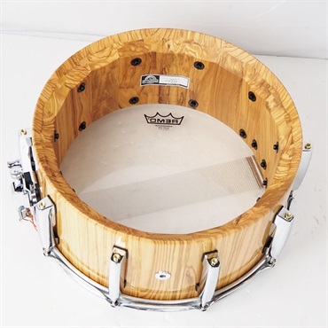 Pearl DAOL1465S/C #206 [Artisan Custom Limited ～Shell By DrumArt～ Snare Drums 14×6.5/Olive Tree/Gloss Natural Olive] 画像8
