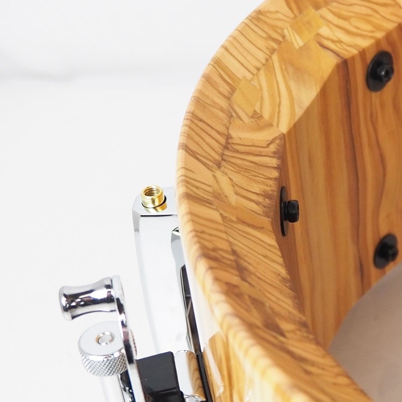 Pearl DAOL1465S/C #206 [Artisan Custom Limited ～Shell By DrumArt～ Snare Drums 14×6.5/Olive Tree/Gloss Natural Olive] 画像9