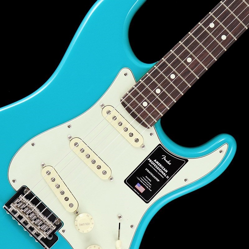 Fender USA American Professional II Stratocaster (Miami Blue/Rosewood)【特価】 画像3