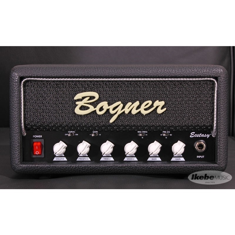 Bogner Ecstasy Mini Head 【Black Tolex/Black Grill/Silver Piping [White knobs]】【長期展示特価】 画像1