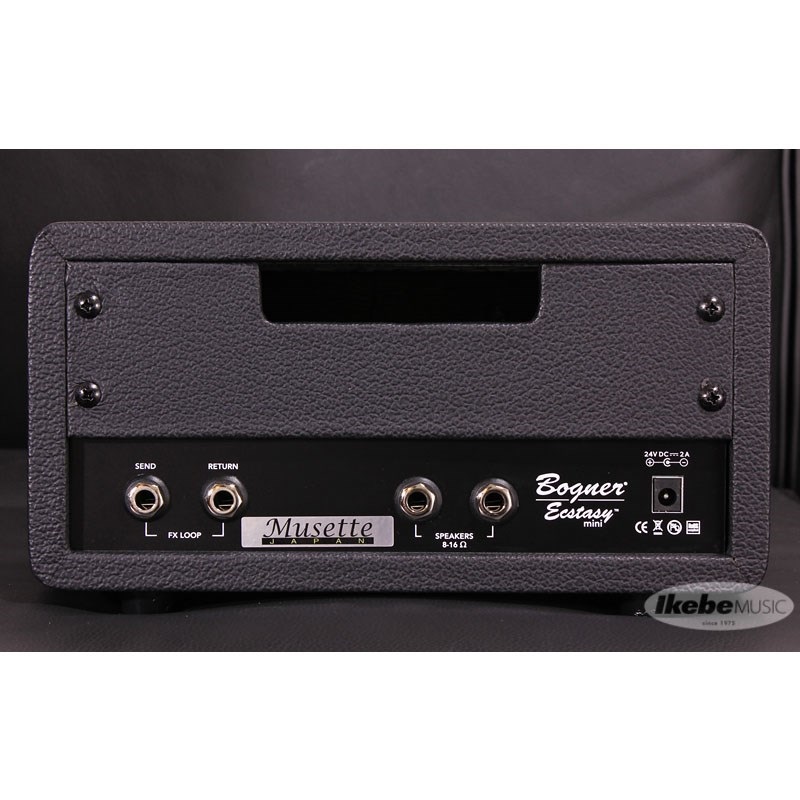 Bogner Ecstasy Mini Head 【Black Tolex/Black Grill/Silver Piping [White knobs]】【長期展示特価】 画像3