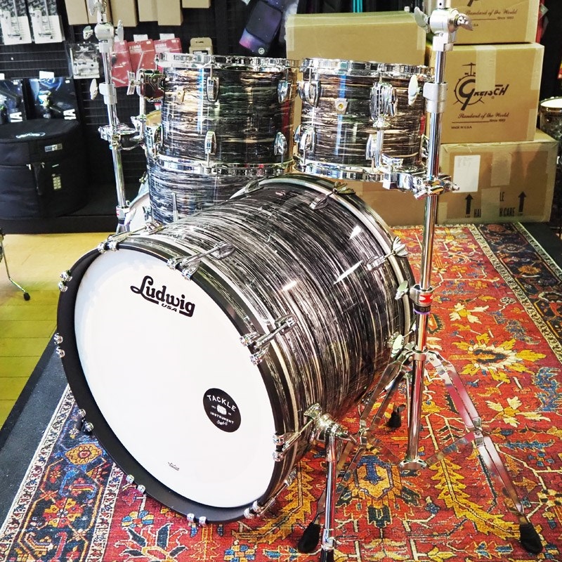 Ludwig 【USED】Classic Maple 4pc Set -Vintage Black Oyster