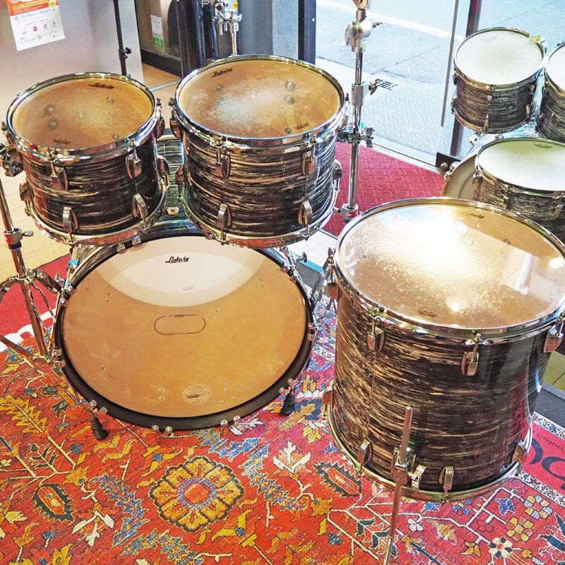 Ludwig 【USED】Classic Maple 4pc Set -Vintage Black Oyster
