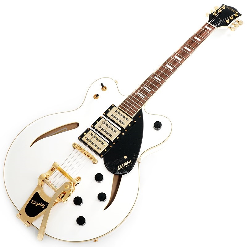 GRETSCH G2627TG Streamliner Center Block with Bigsby (White
