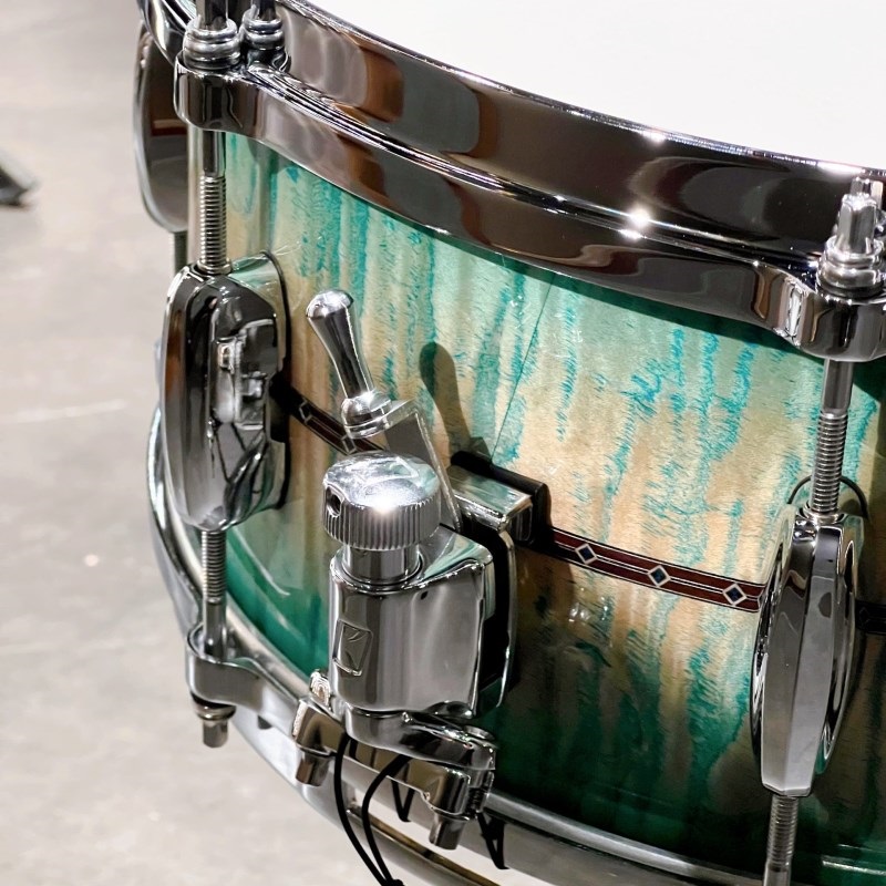 TAMA TMS1465SR-ECB [STAR Maple 14 × 6.5 / Emerald Sea Curly Maple